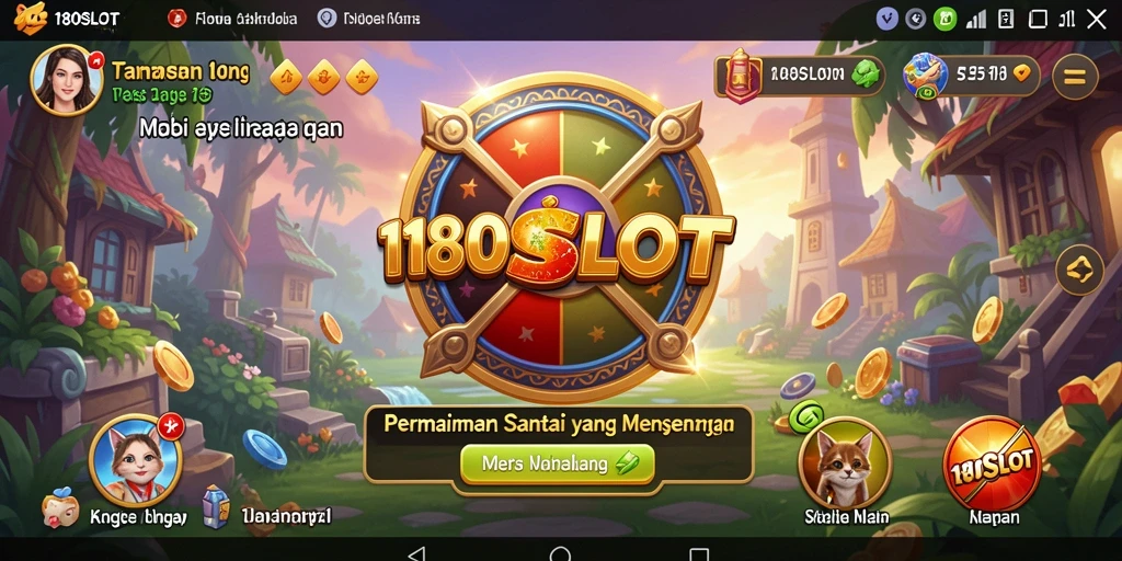 Tangkapan layar menunjukkan gameplay santai di 180SLOT yang menghibur.