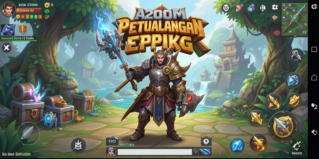 Gameplay A200M yang mendebarkan dan penuh aksi RPG.