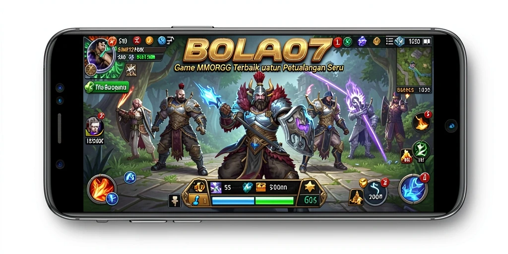 Tampilan gameplay mendebarkan dalam BOLA07 dengan aksi seru dan grafis menawan.