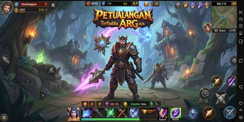Tampilan menarik dari gameplay penuh aksi ARPG BRO178.