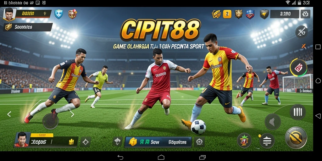 Tampilan gameplay seru di CIPIT88 dengan fitur olahraga variatif.