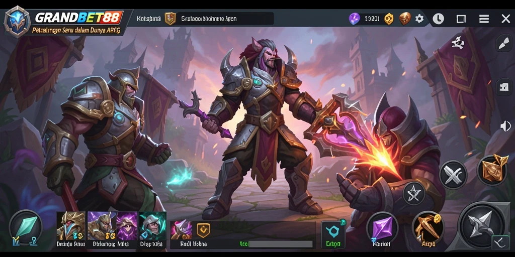 Gameplay seru dengan pertarungan dinamis di GRANDBET88.