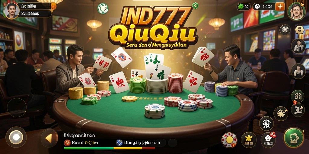 Tampilan gameplay menarik dari permainan QiuQiu IND777.