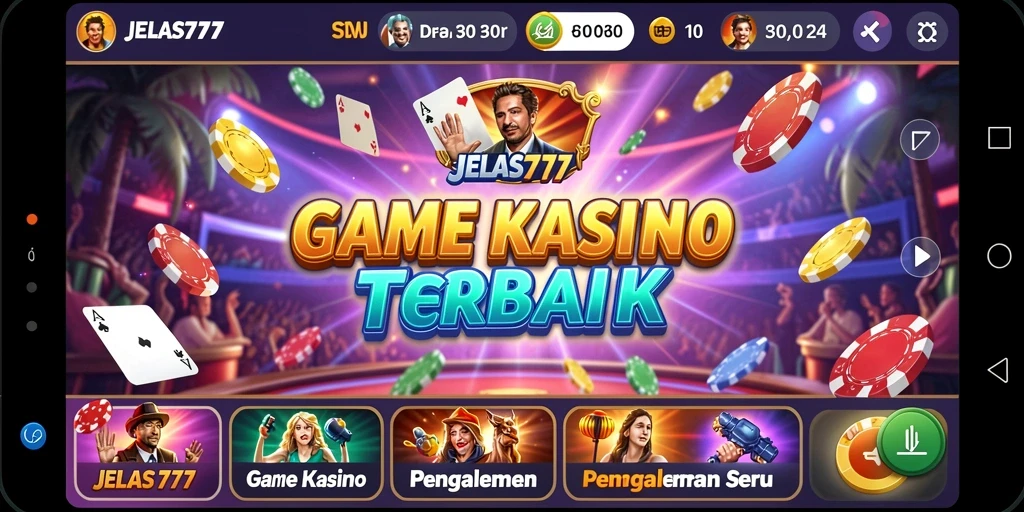 Tampilan gameplay menarik di JELAS777 dengan efek visual yang menawan.