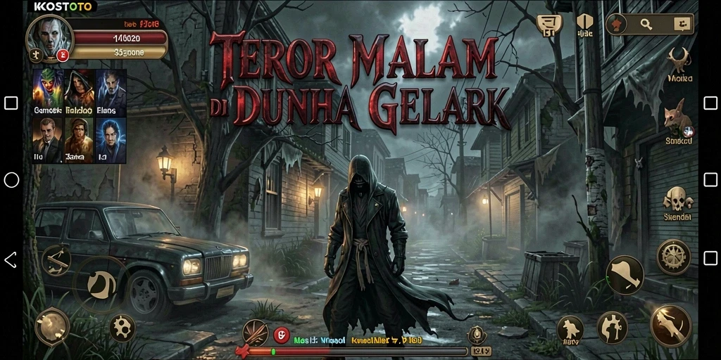Gameplay KOSTOTO menampilkan suasana Horror yang mencekam dan momen menegangkan.