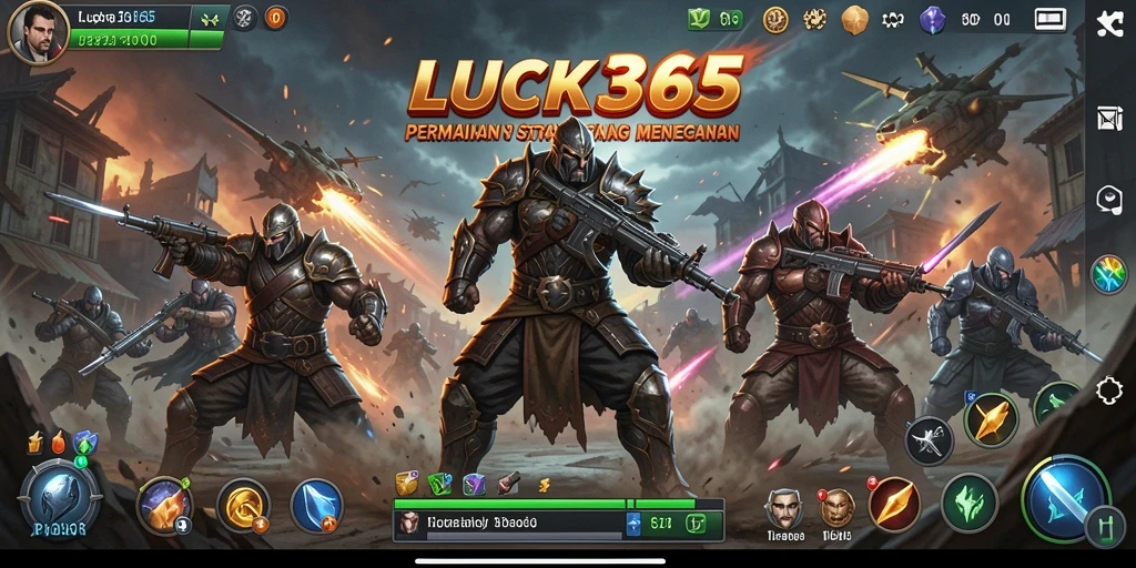 Tangkapan layar gameplay <strong>LUCK365</strong> dengan aksi pertempuran strategis.