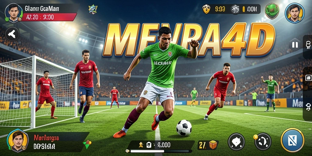 Tampilan gameplay MENARA4D yang seru dan interaktif dalam olahraga.