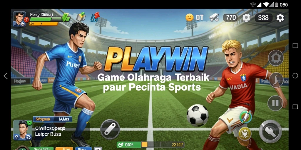 Tampak menariknya gameplay olahraga dalam PLAYWIN dengan grafis yang memukau.