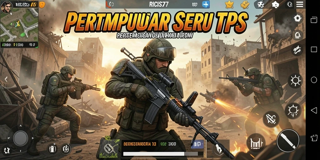 Tampilan gameplay RICIS77 dengan aksi seru dan grafis memukau.