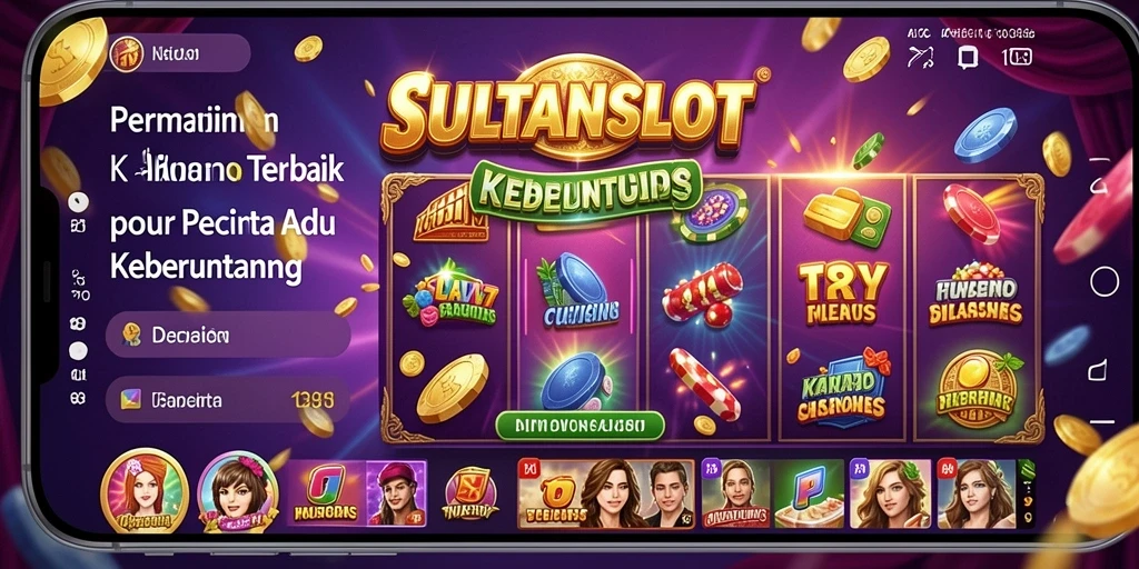 Screenshot SULTANSLOT menampilkan aksi seru di meja Kasino.