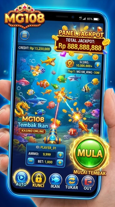 Tampilan aplikasi mg108 yang mudah digunakan.
